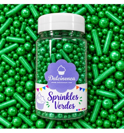 Sprinkles Mix Rods & Balls Green