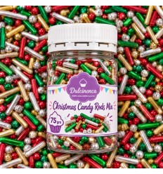 Sprinkles NAVIDAD,Christmas Candy Rods Mix