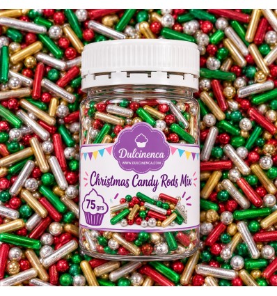 Sprinkles NAVIDAD,Christmas Candy Rods Mix